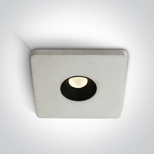 The Cement Look Recessed Cement + black reflector