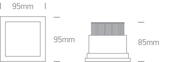 The COB Project Square Range Die cast