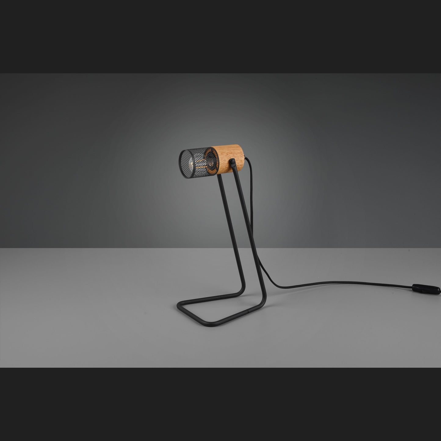 Tosh - Table lamp - Black Matt - Trio