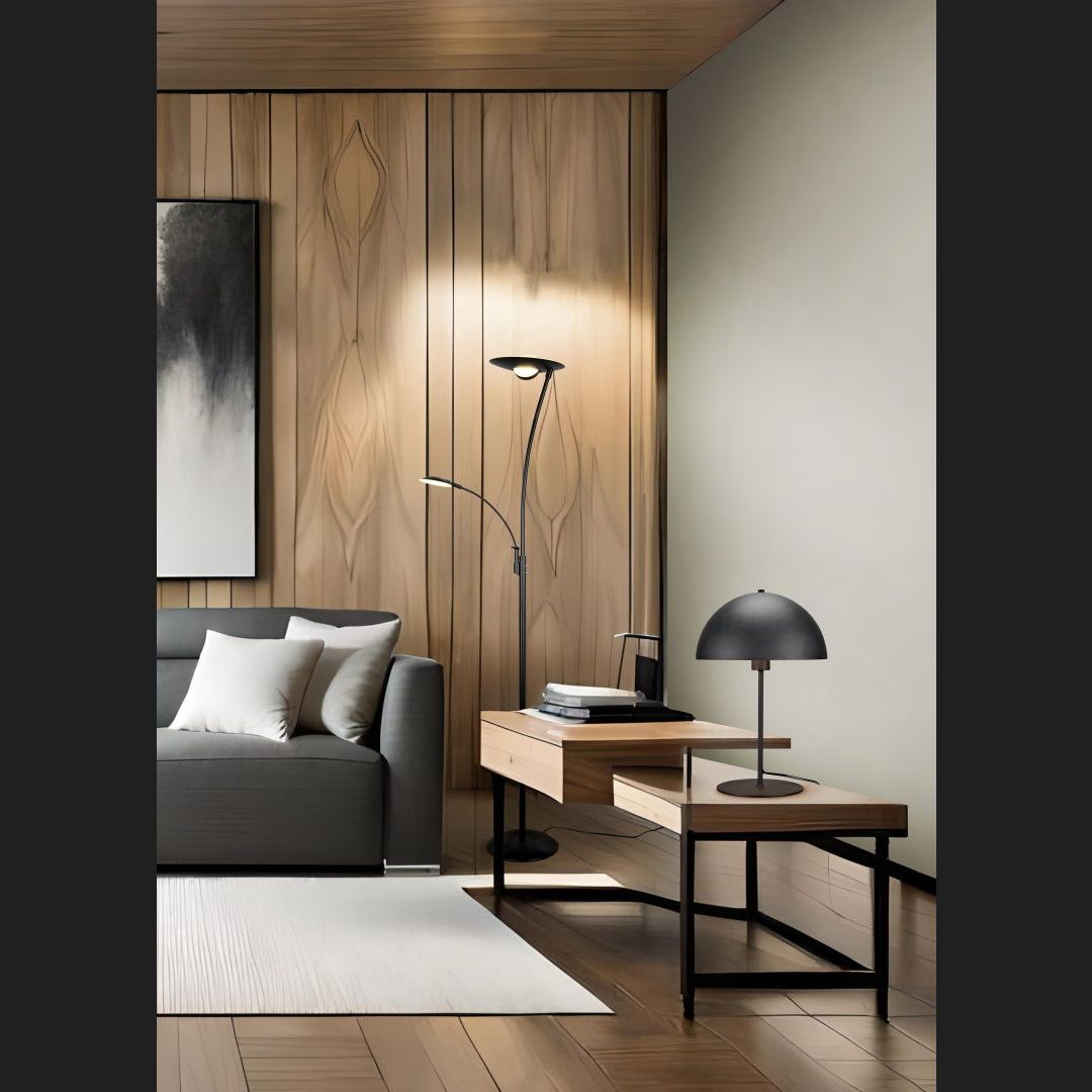 Nola - Table lamp - Black - Gold - Trio