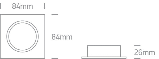 The Square Clip In Range Aluminium