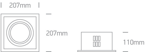 Square Adjustable R111 Range