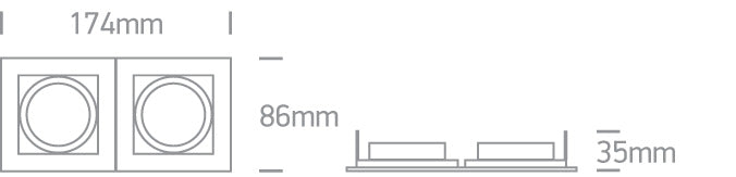 The Natural Aluminium Square