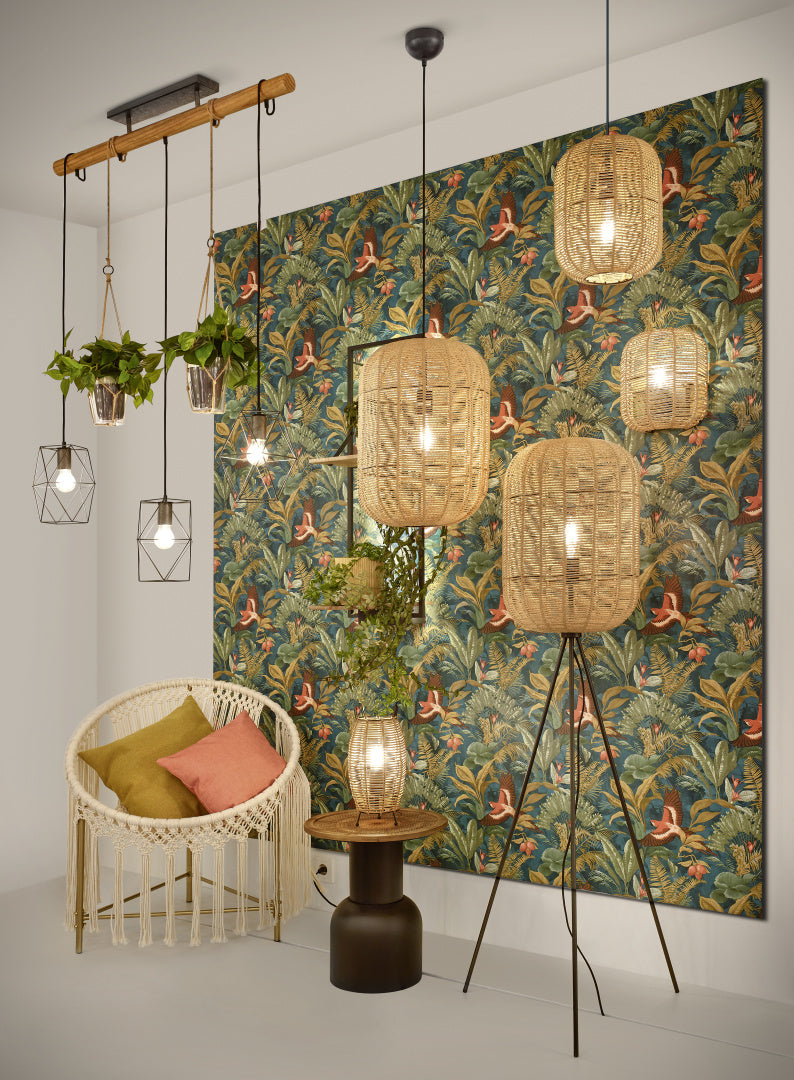 Inga - Table lamp - Natural Finish - Trio