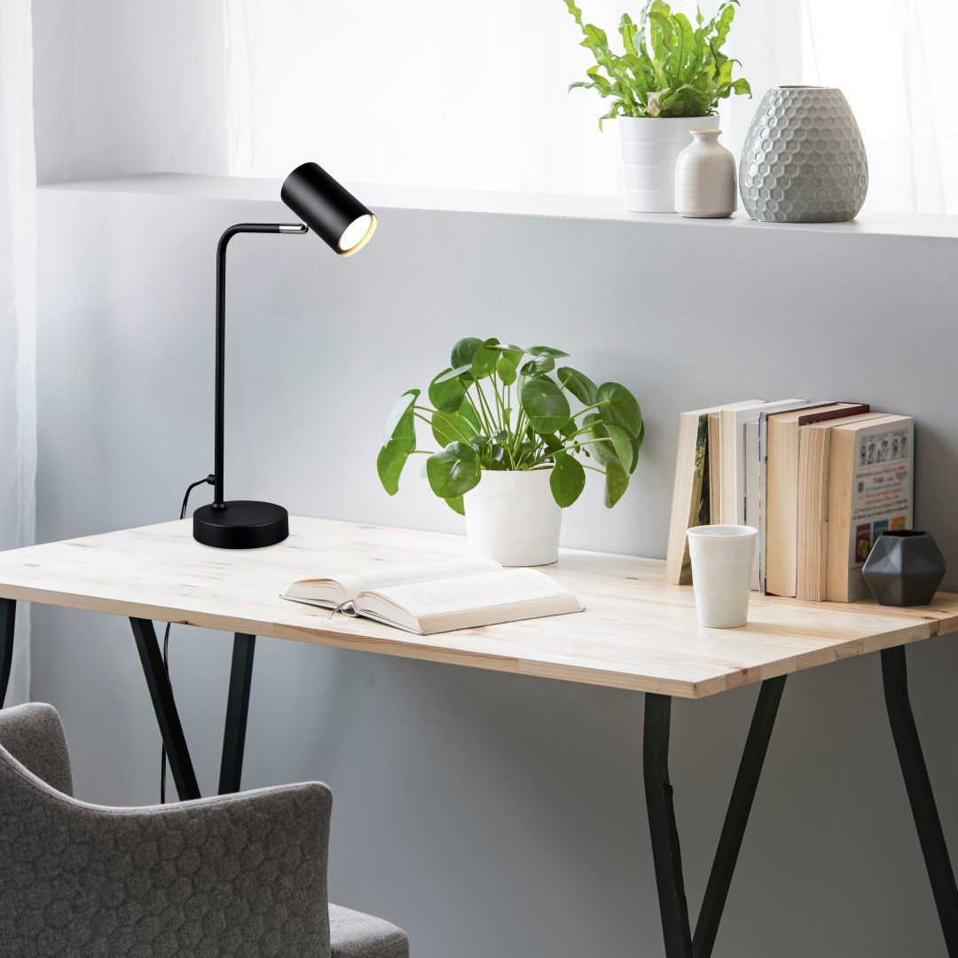 Marley - Table lamp - Black Matt - Trio