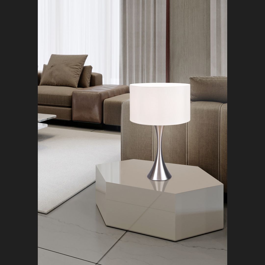 Sabia - Table lamp - White - Trio
