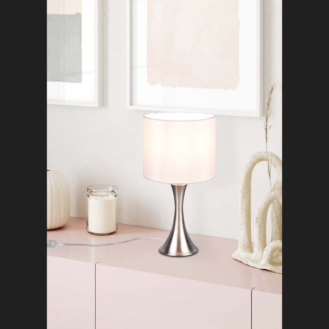 Sabia - Table lamp - White - Trio