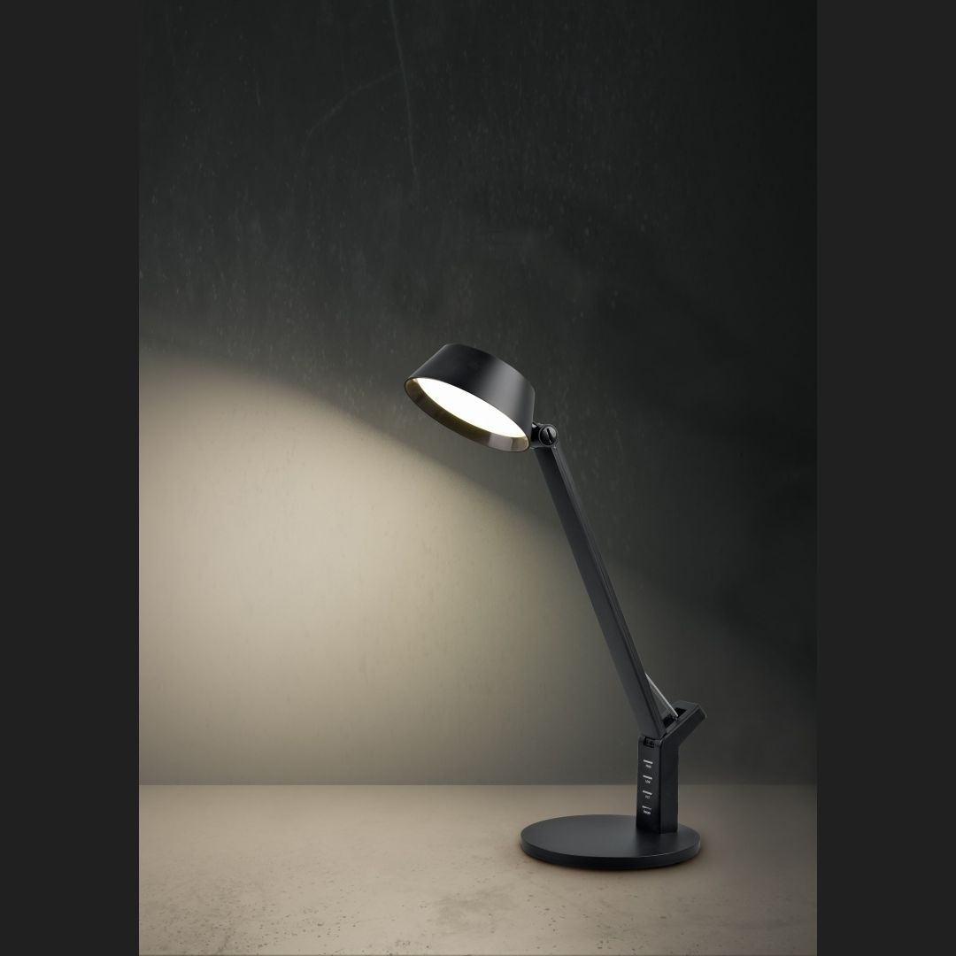 Ava - Table lamp - Black Matt - Trio