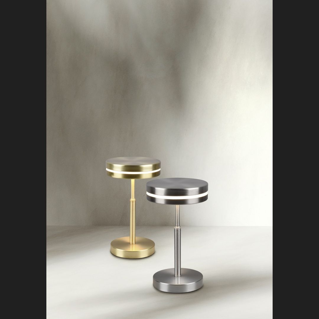 Franklin - Table lamp - Nickel Matt - Trio