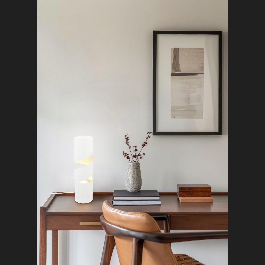 Stream - Table Lamp - White Matt - Trio - 564000131