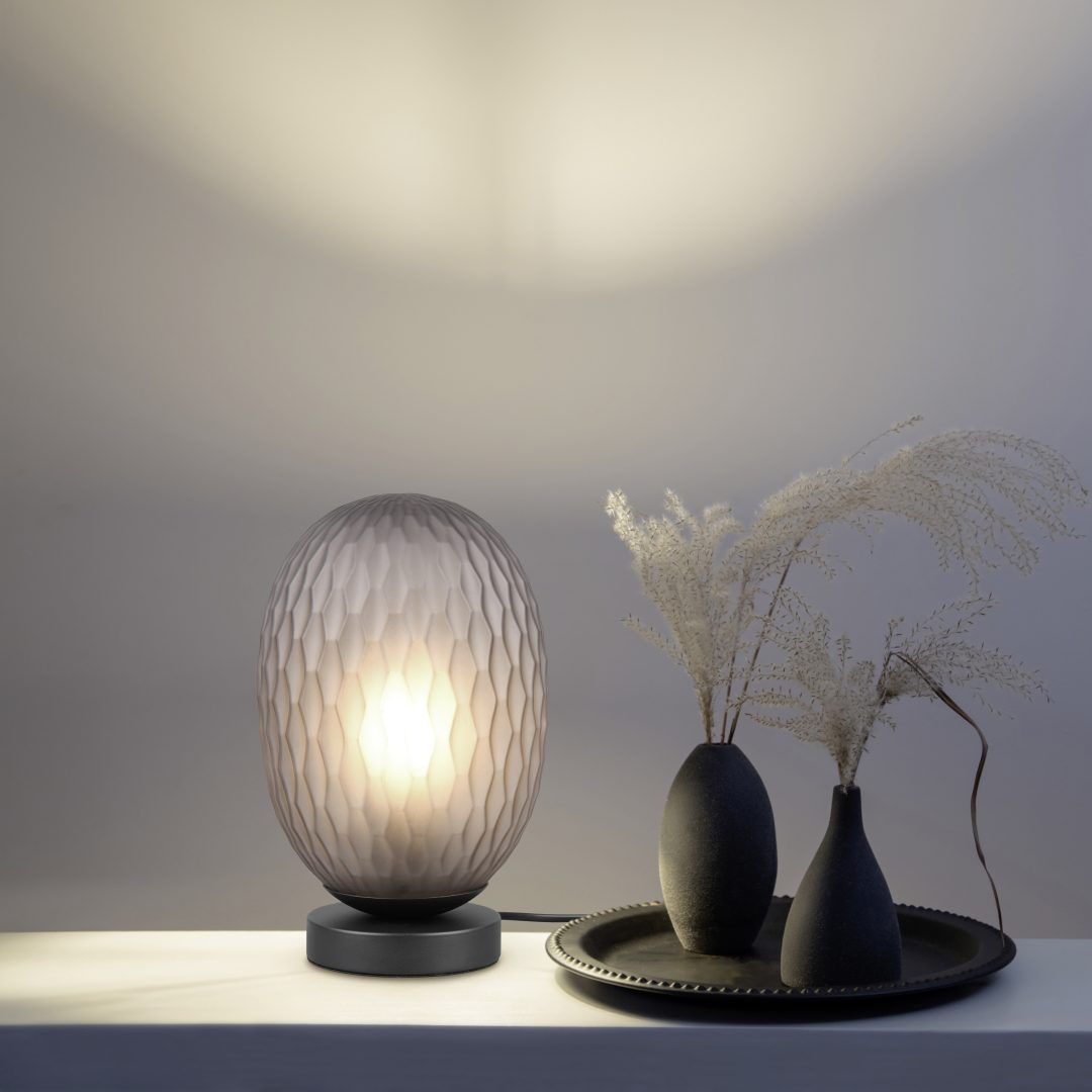 Facette - Table Lamp - Smoke - Trio - 564200154