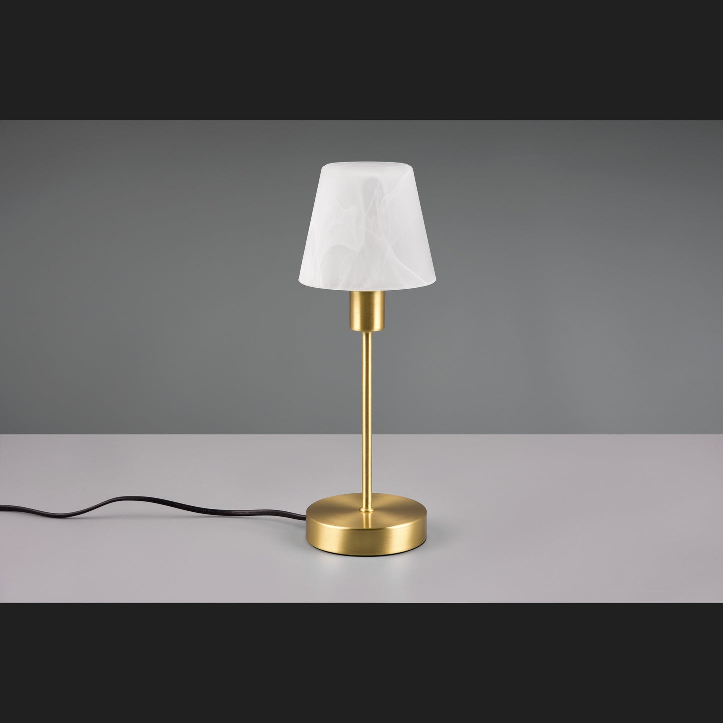 Luis Ii - Table lamp - White Brushed - Trio