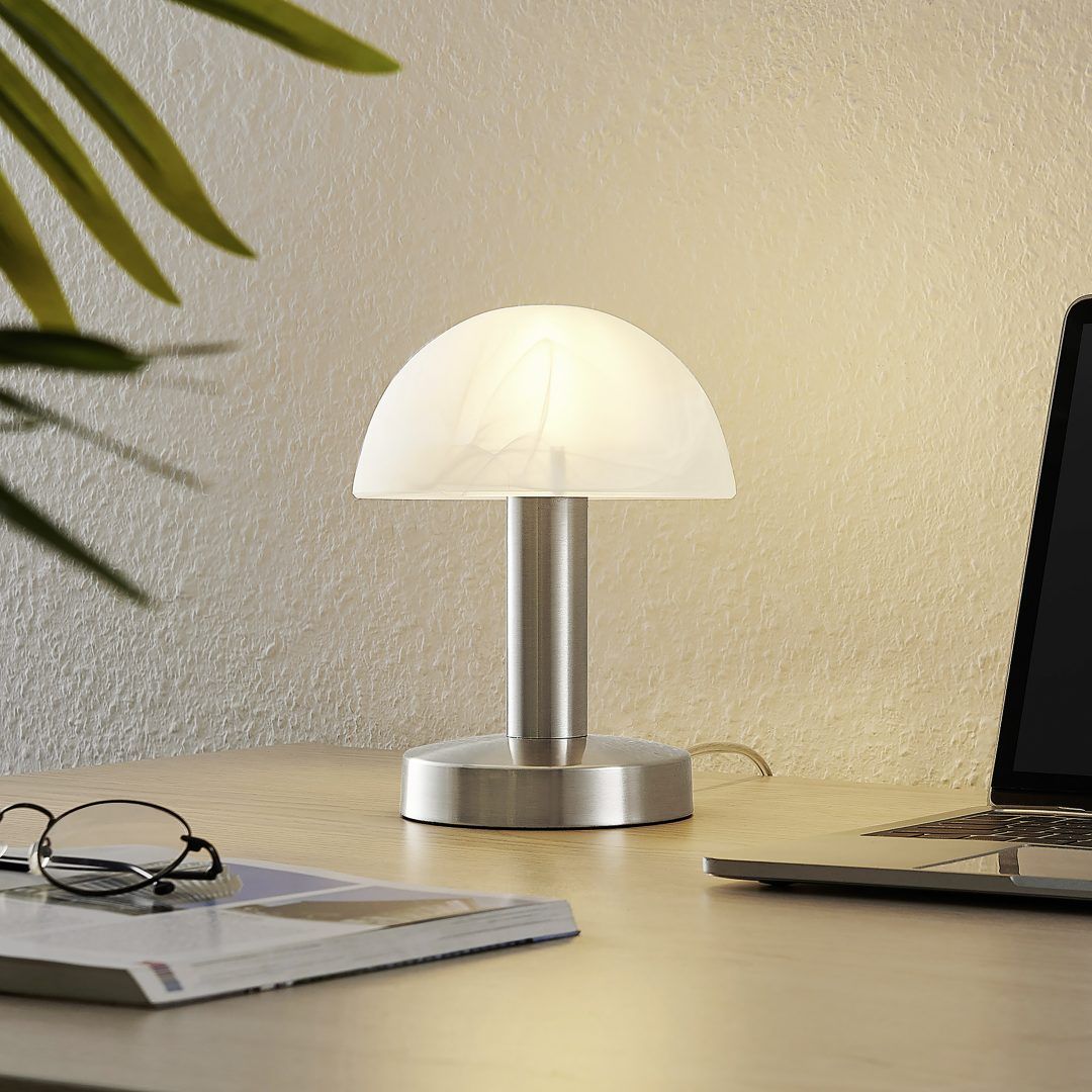 Fynn Ii - Table lamp - White Brushed - Trio