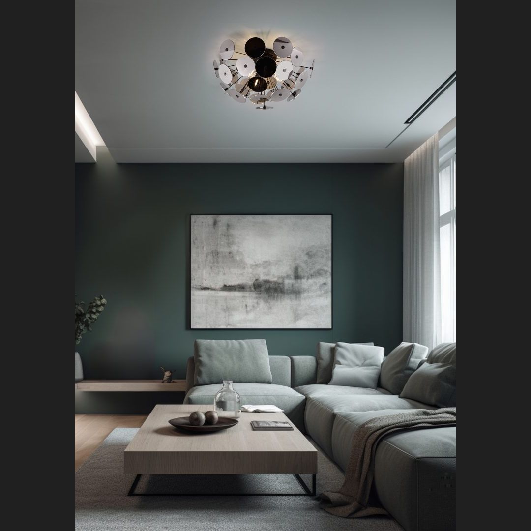 Discalgo - Ceiling lamp - Chrome Plated - Trio