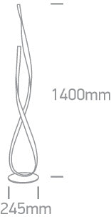 The Ribbon Floor Lights