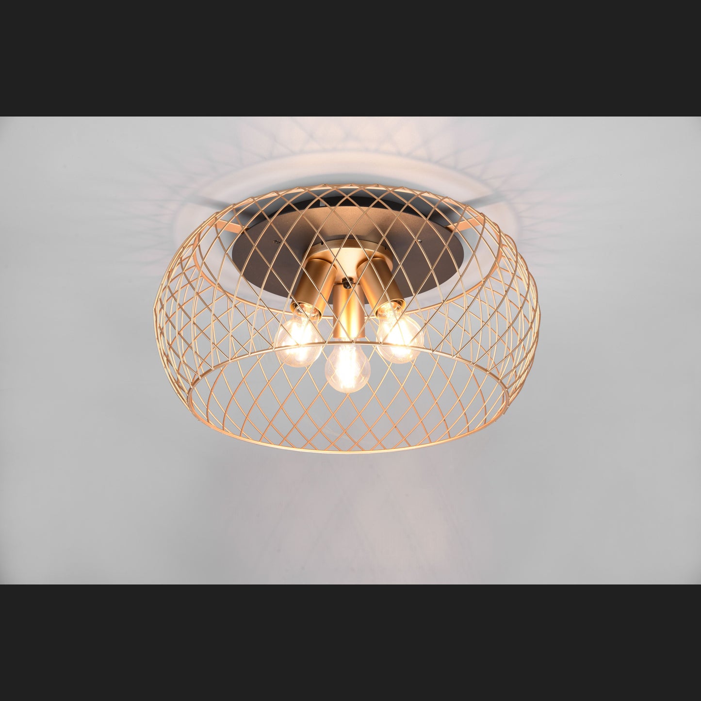Tamil - Ceiling lamp - Brass Matt - Trio