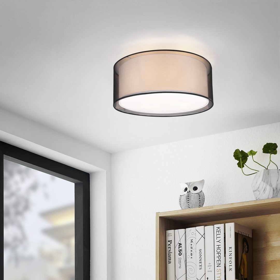 Burton - Ceiling lamp - White - Trio
