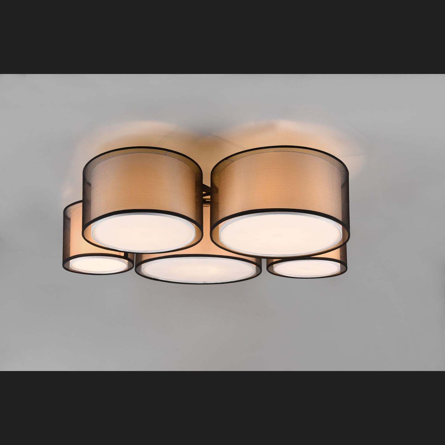 Burton - Ceiling lamp - White - Trio