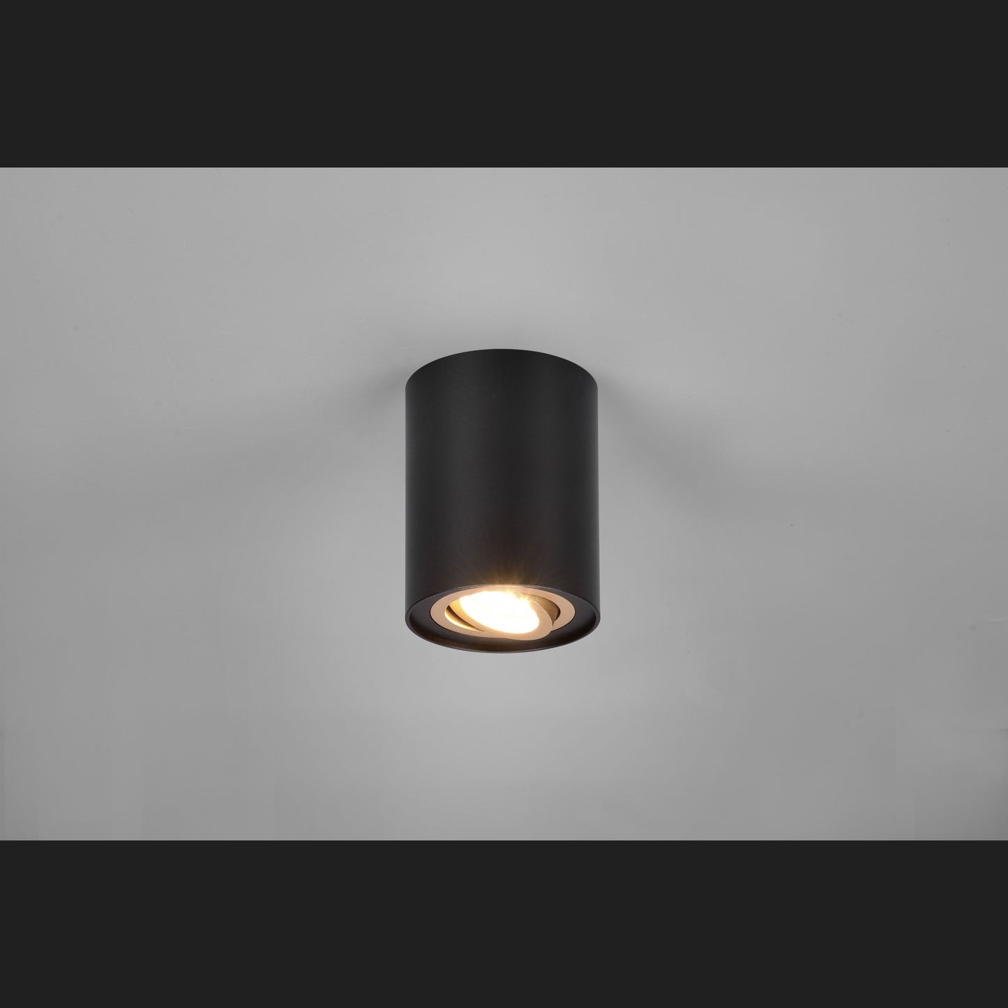 Cookie - Ceiling lamp - Black - Gold - Trio