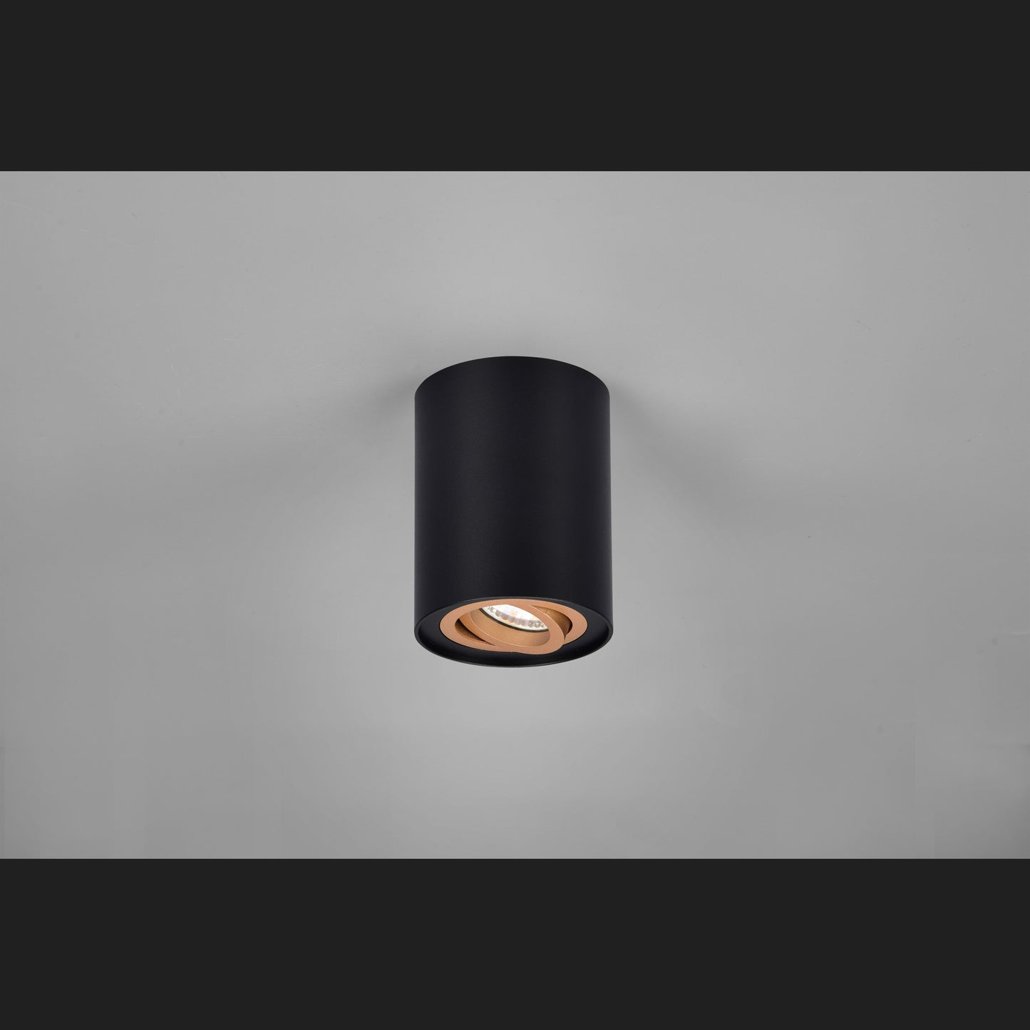 Cookie - Ceiling lamp - Black - Gold - Trio