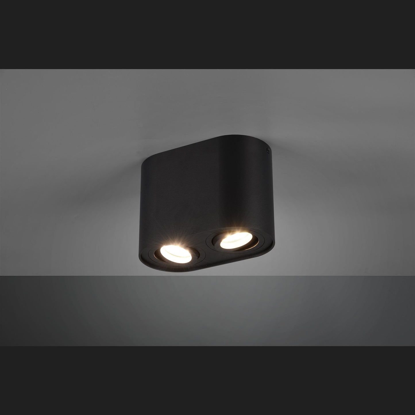 Cookie - Ceiling lamp - Black Matt - Trio