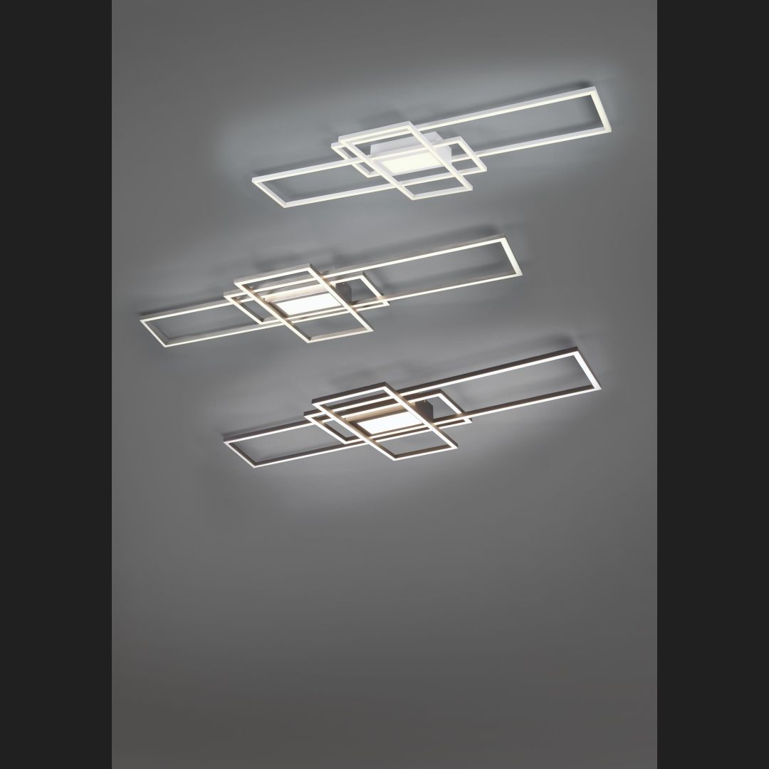 Irvine - Ceiling lamp - Nickel Matt - Trio