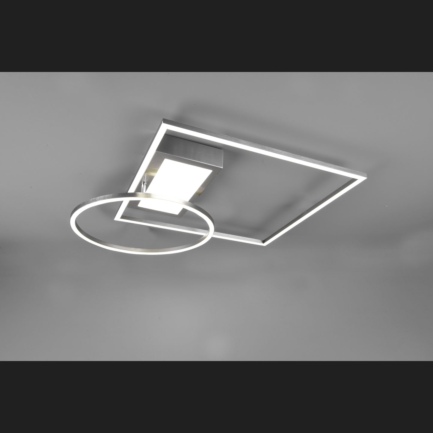 Downey - Ceiling lamp - Nickel Matt - Trio
