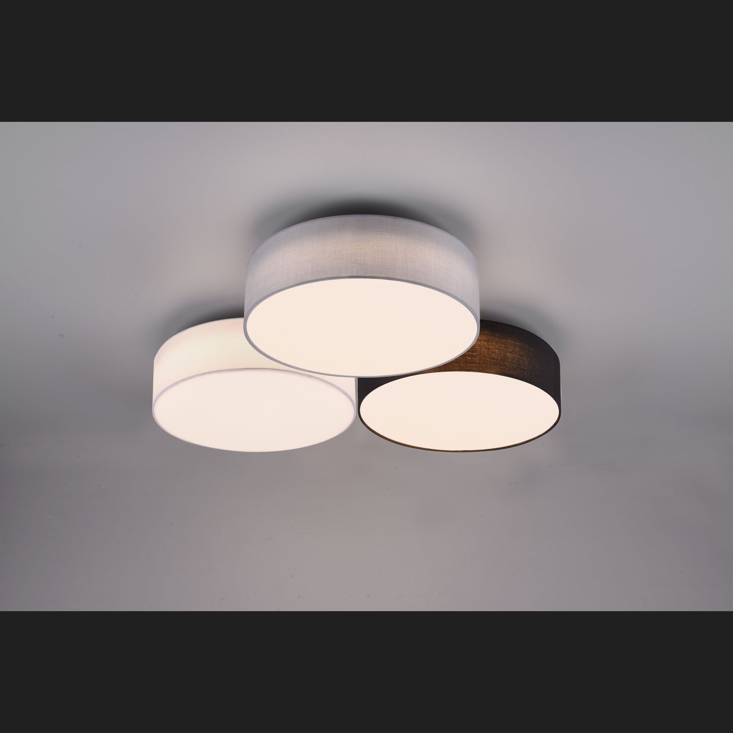 Lugano - Ceiling lamp - Grey - Trio