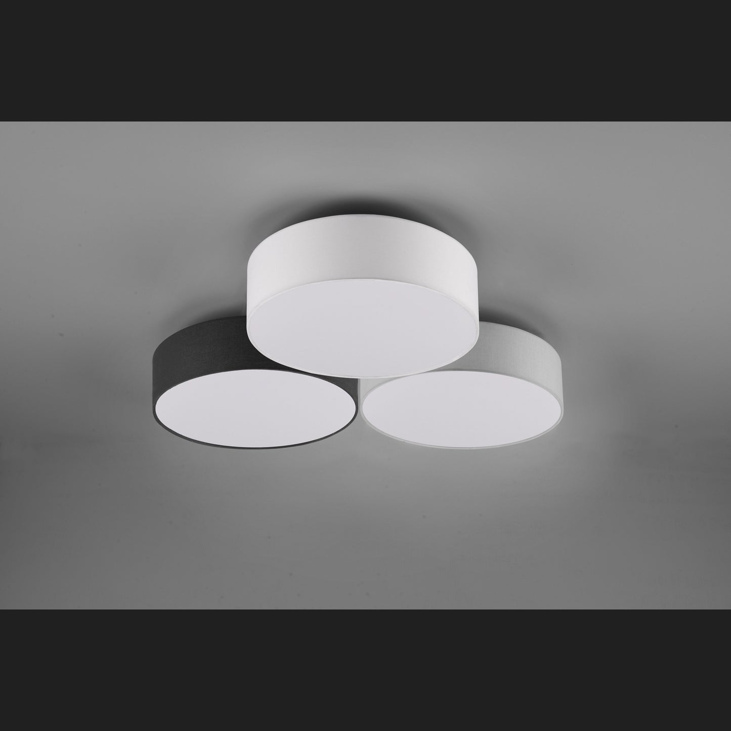 Lugano - Ceiling lamp - Grey - Trio
