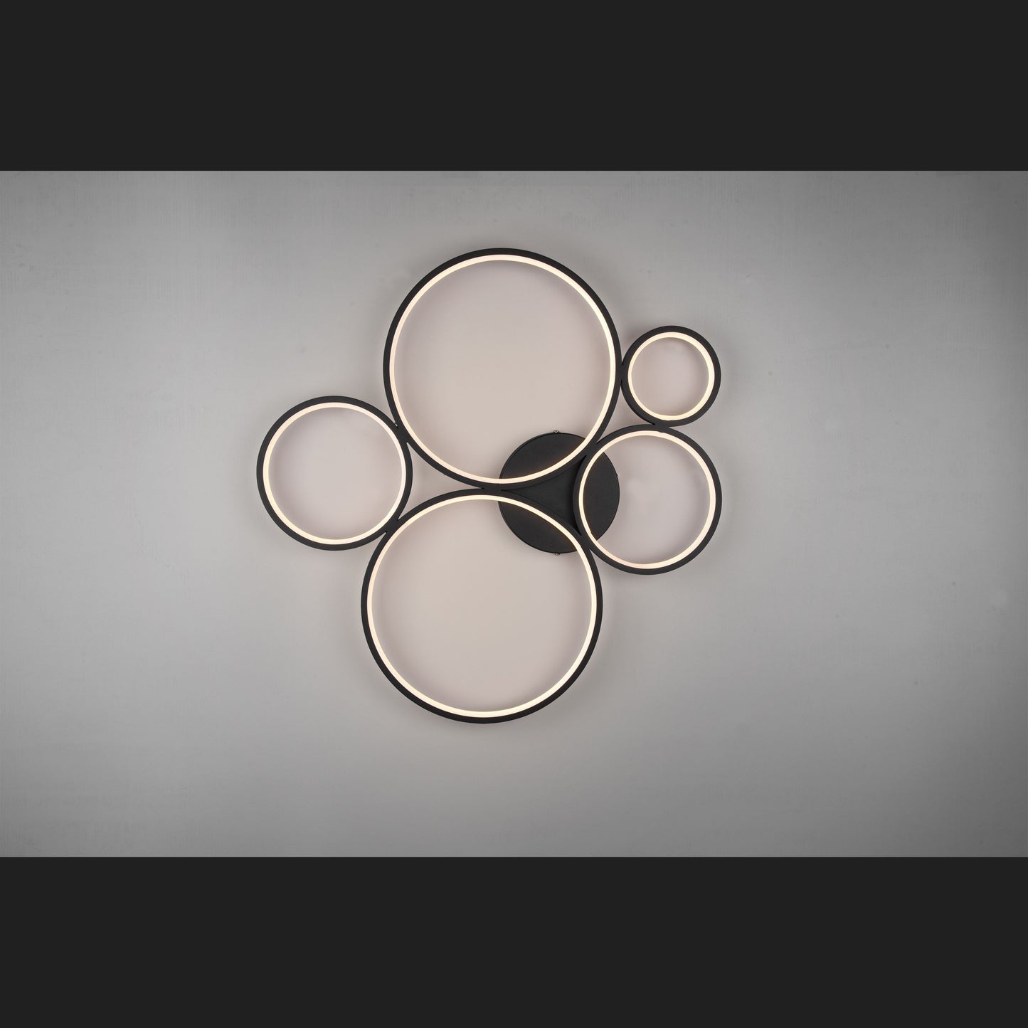 Rondo - Ceiling lamp - Black Matt - Trio