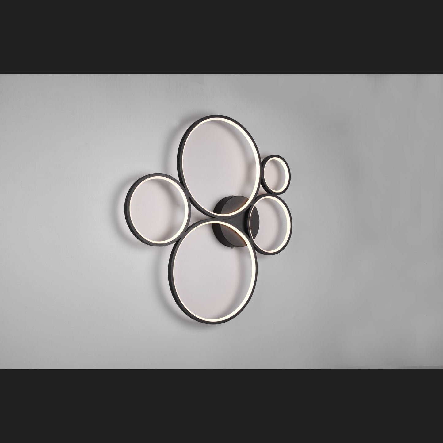 Rondo - Ceiling lamp - Black Matt - Trio