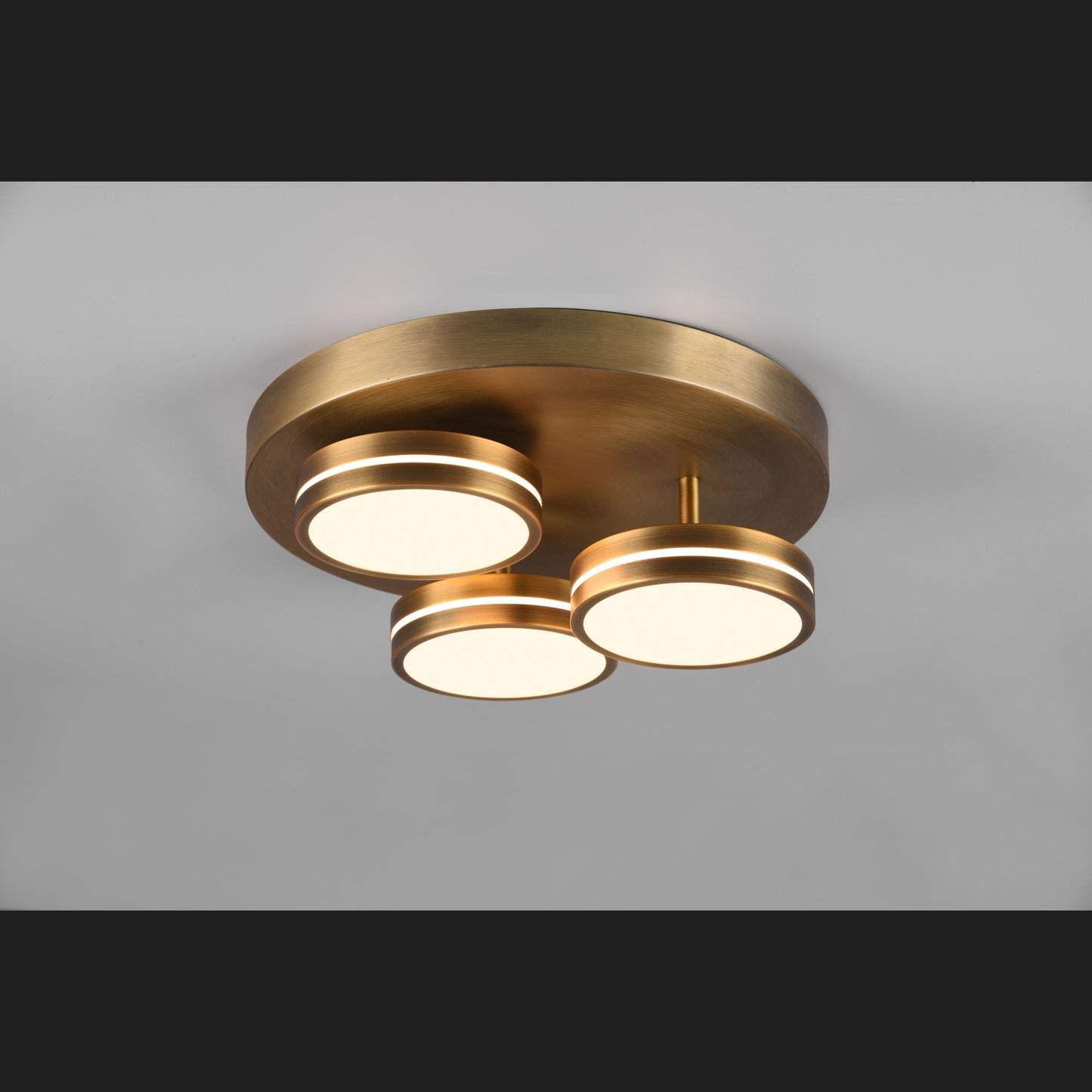 Franklin - Ceiling lamp - Old Brass - Trio