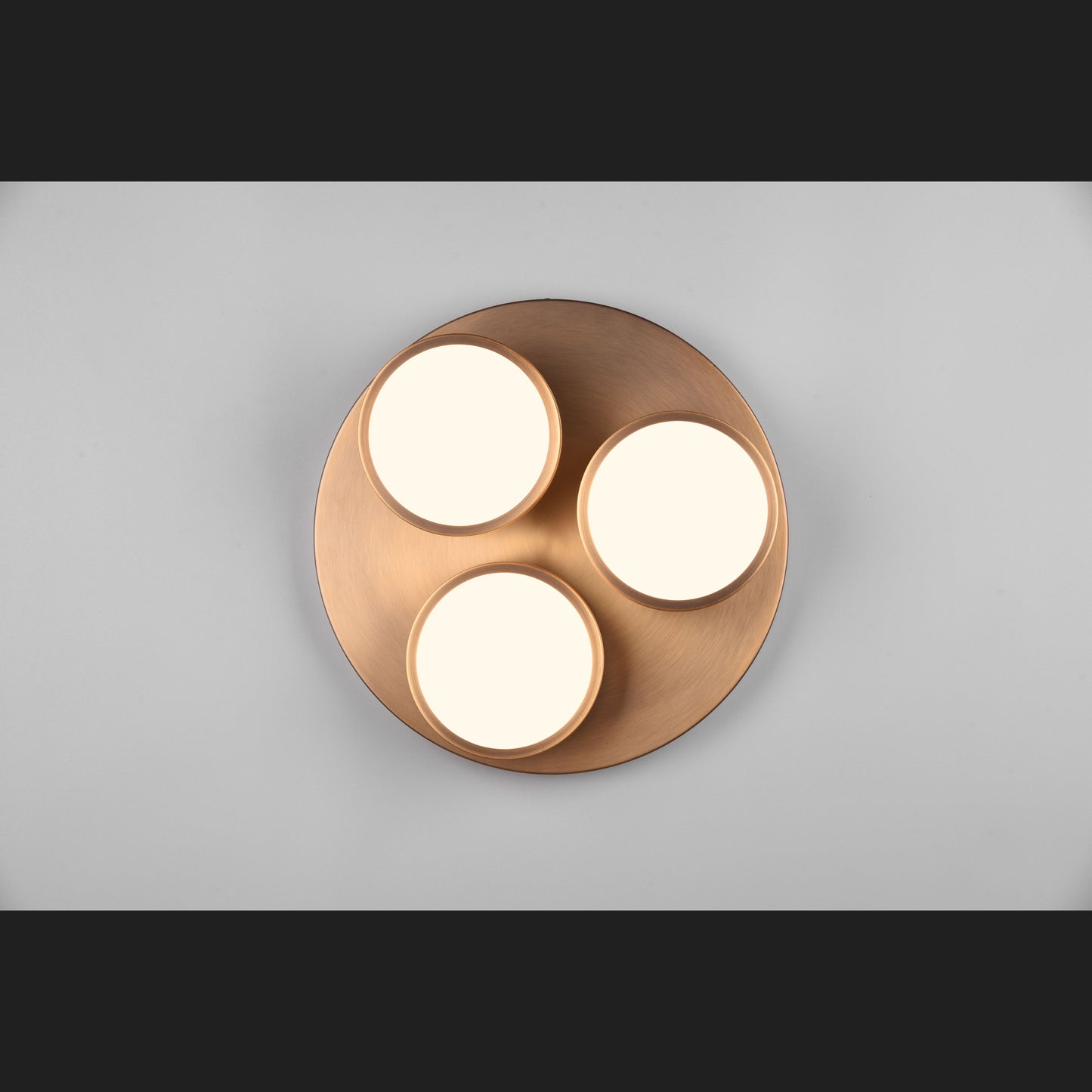 Franklin - Ceiling lamp - Old Brass - Trio