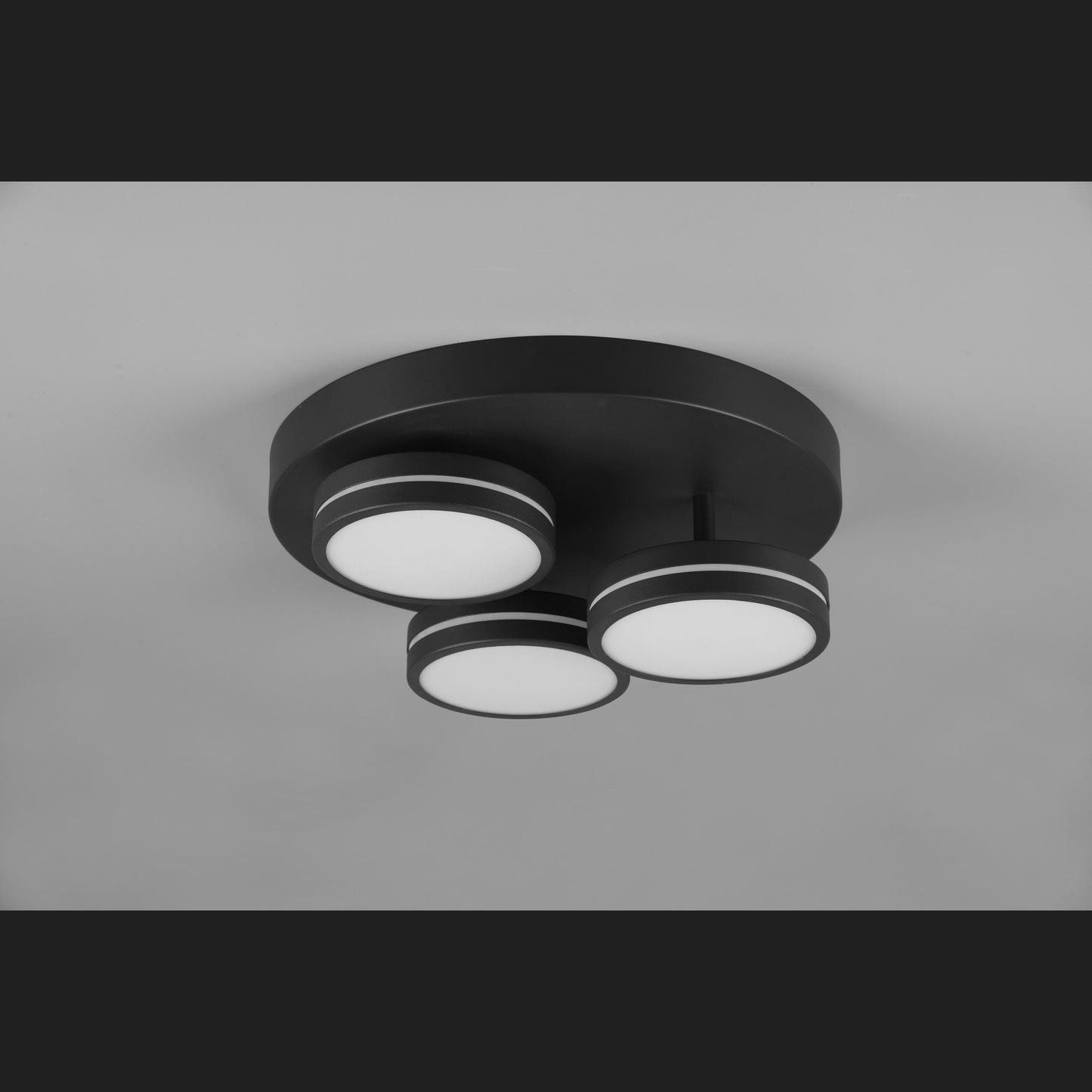 Franklin - Ceiling lamp - Anthracite - Trio