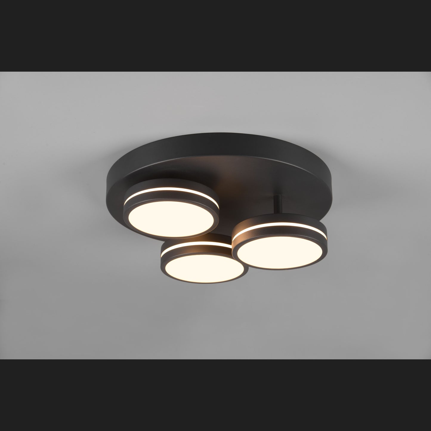 Franklin - Ceiling lamp - Anthracite - Trio