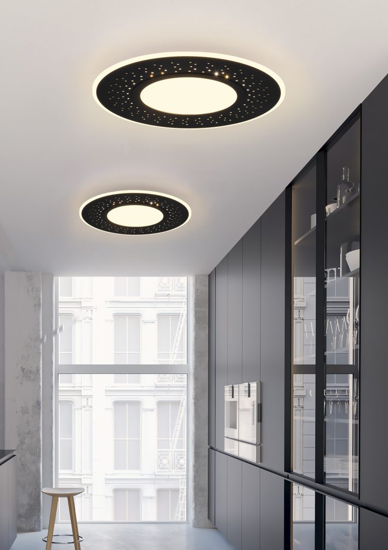 Verus - Ceiling lamp - Black Matt - Trio