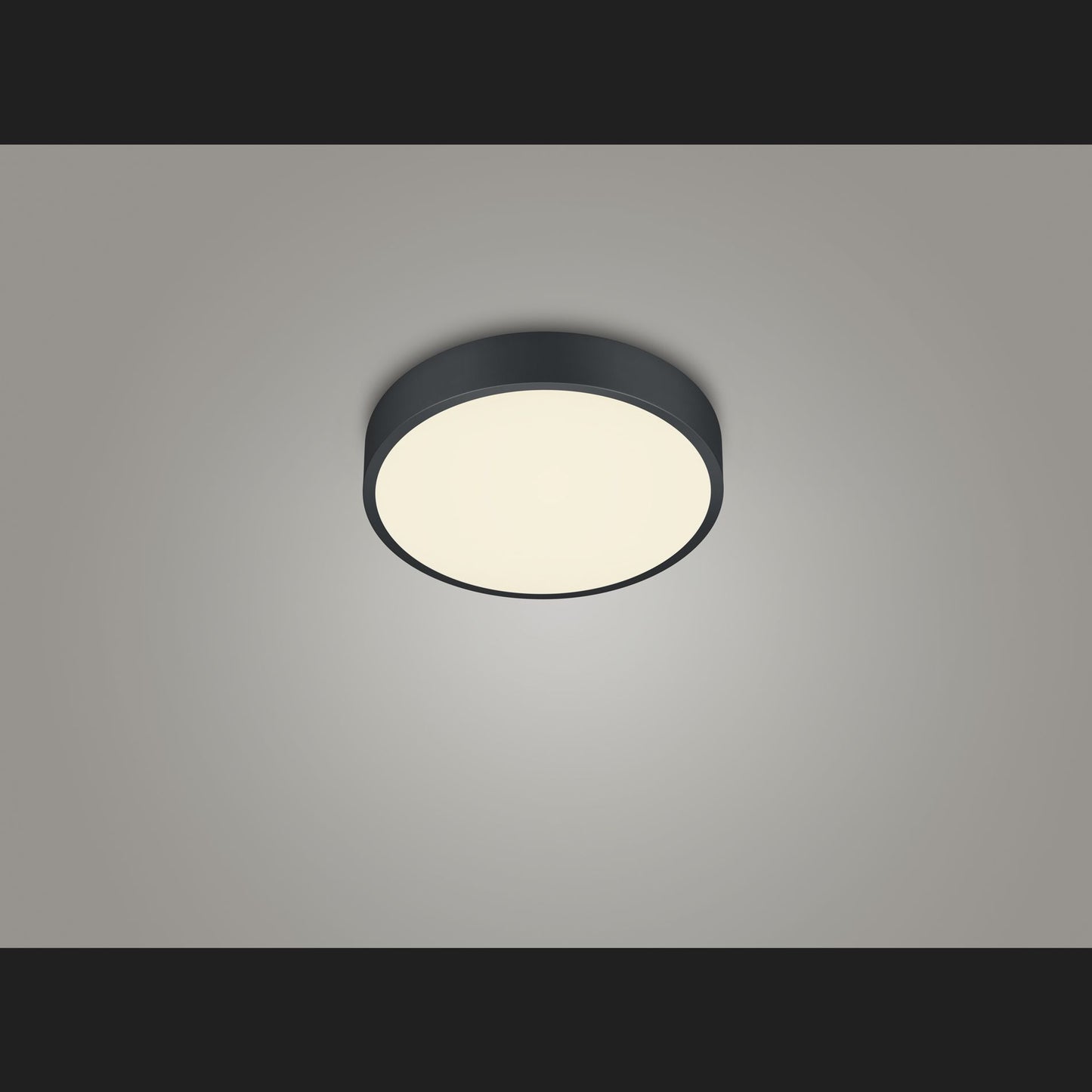 Waco - Ceiling lamp - Black Matt - Trio