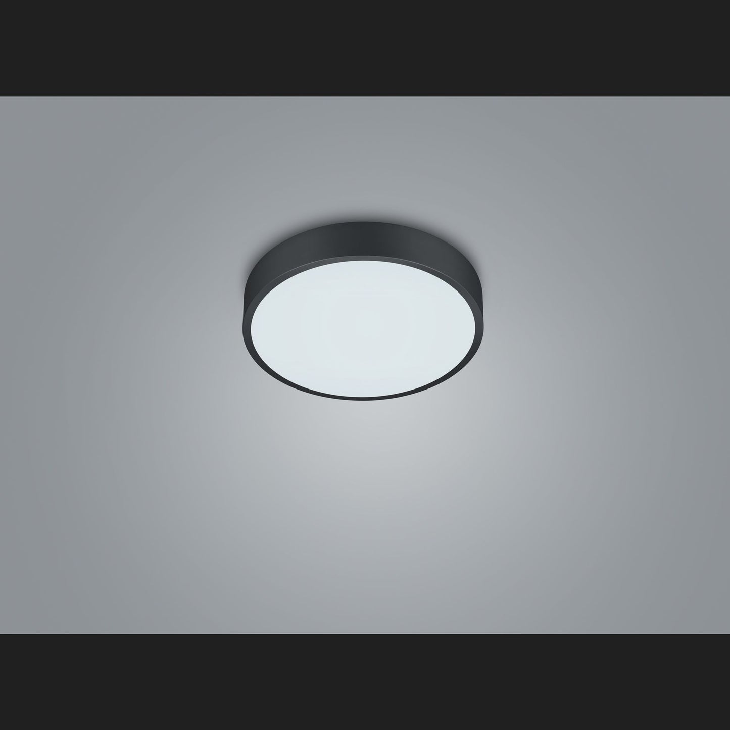 Waco - Ceiling lamp - Black Matt - Trio