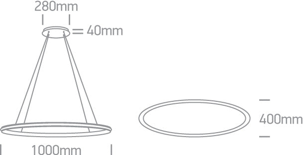 LED Pendant Rings