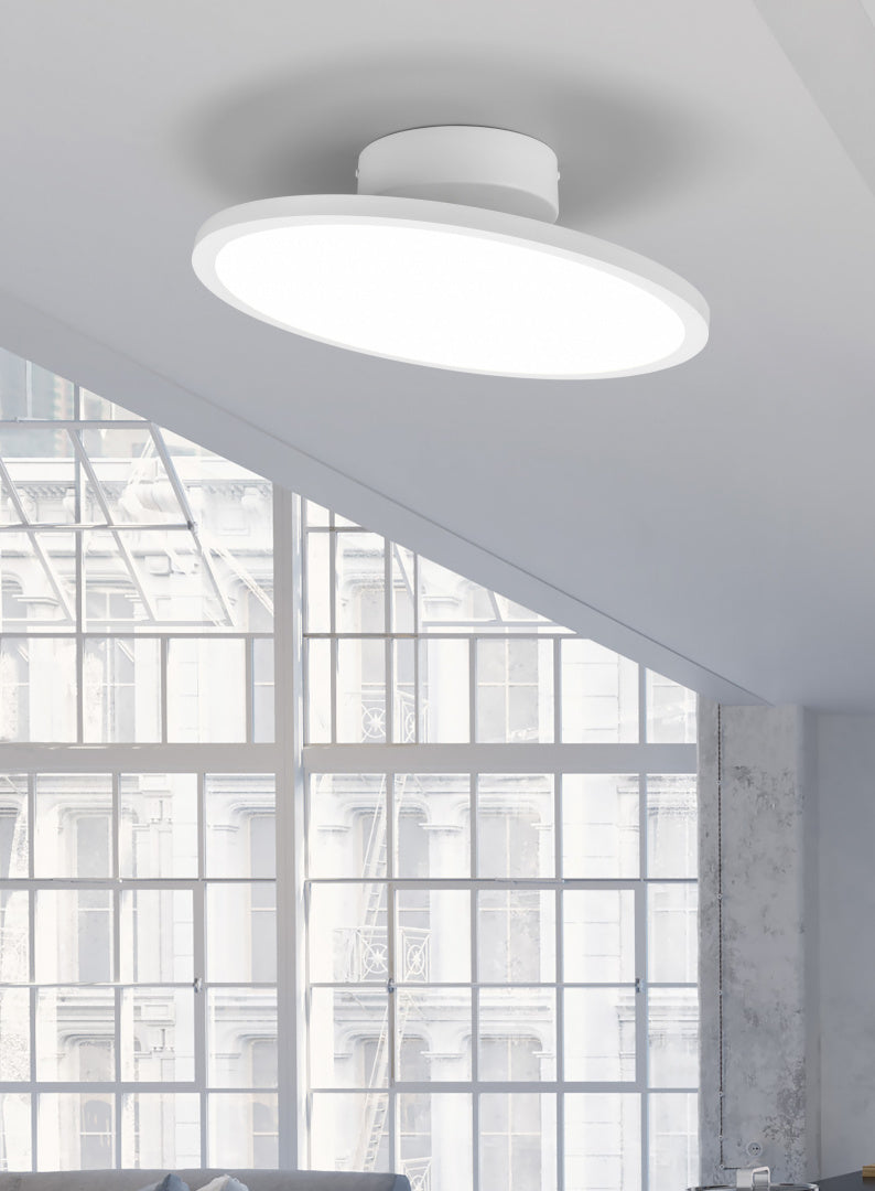 Tray - Ceiling lamp - White Matt - Trio