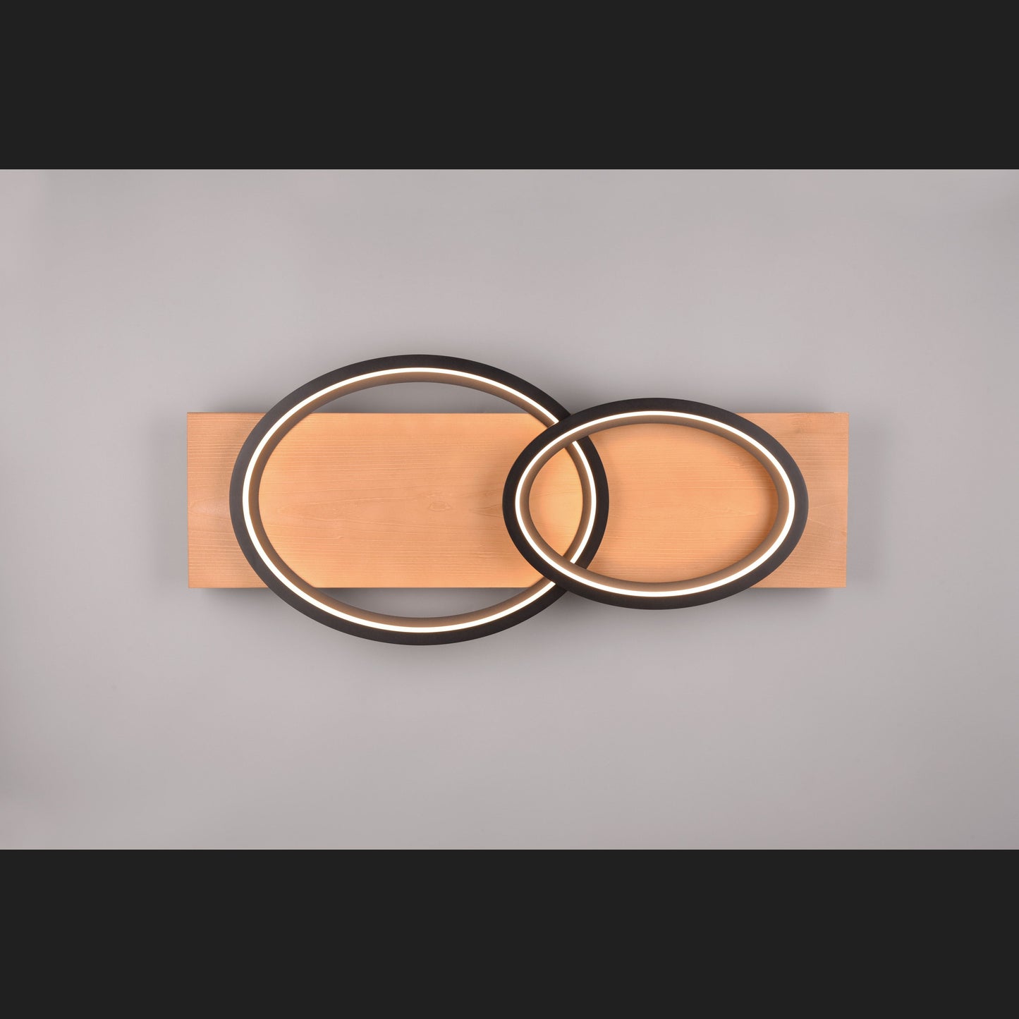Barca - Ceiling lamp - Black Matt - Trio