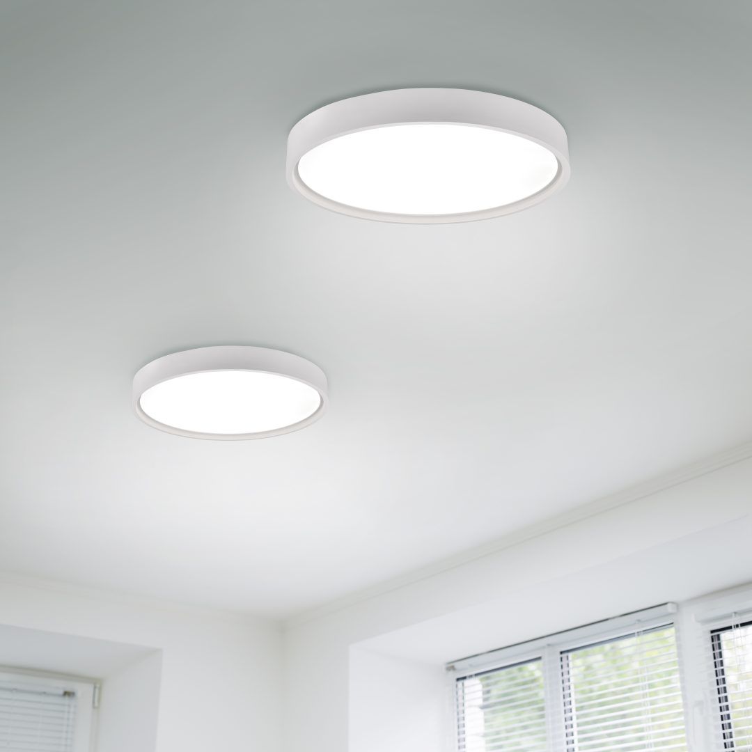 Doha - Ceiling lamp - White Matt - Trio