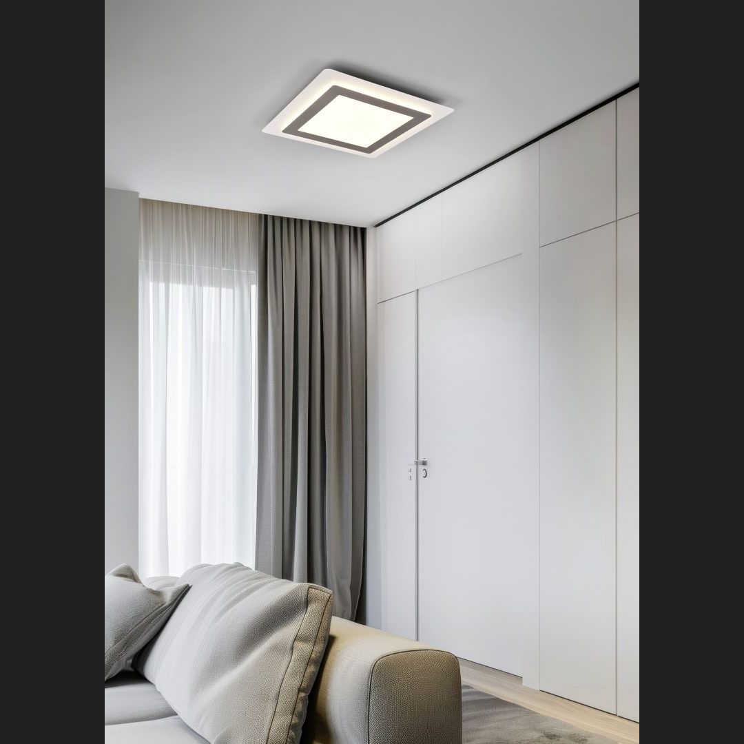 Morgan - Ceiling lamp - Nickel Matt - Trio