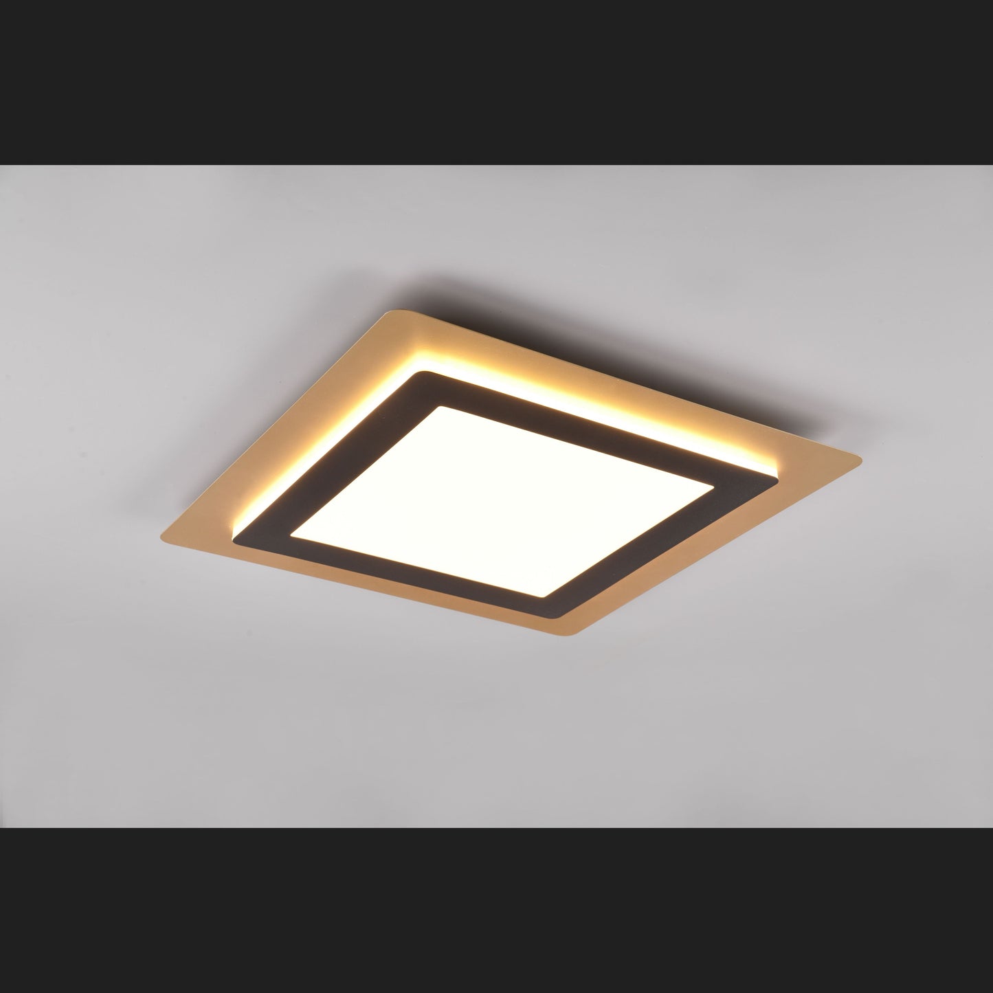 Morgan - Ceiling lamp - Black - Gold - Trio