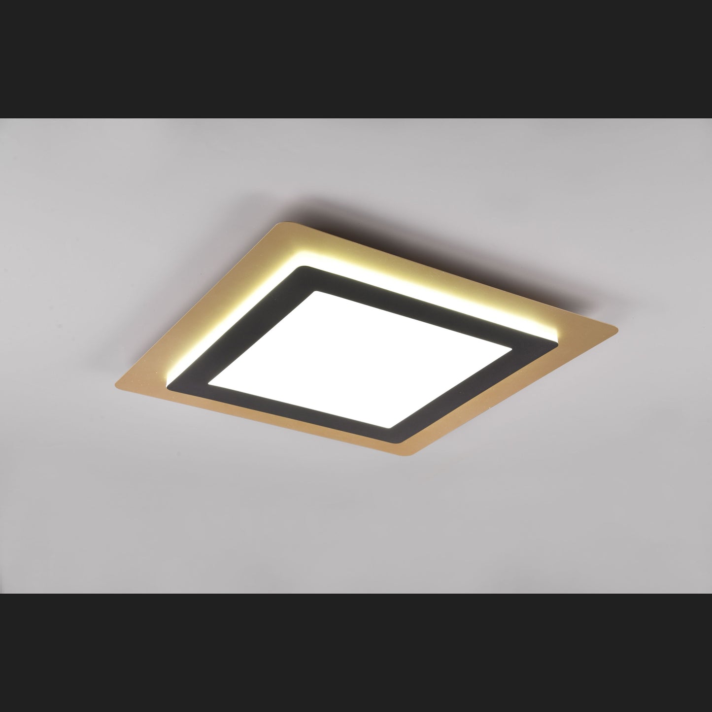 Morgan - Ceiling lamp - Black - Gold - Trio