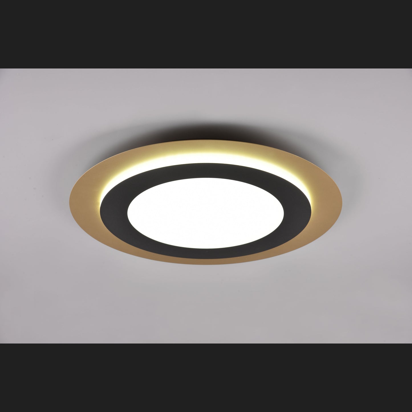 Morgan - Ceiling lamp - Black - Gold - Trio
