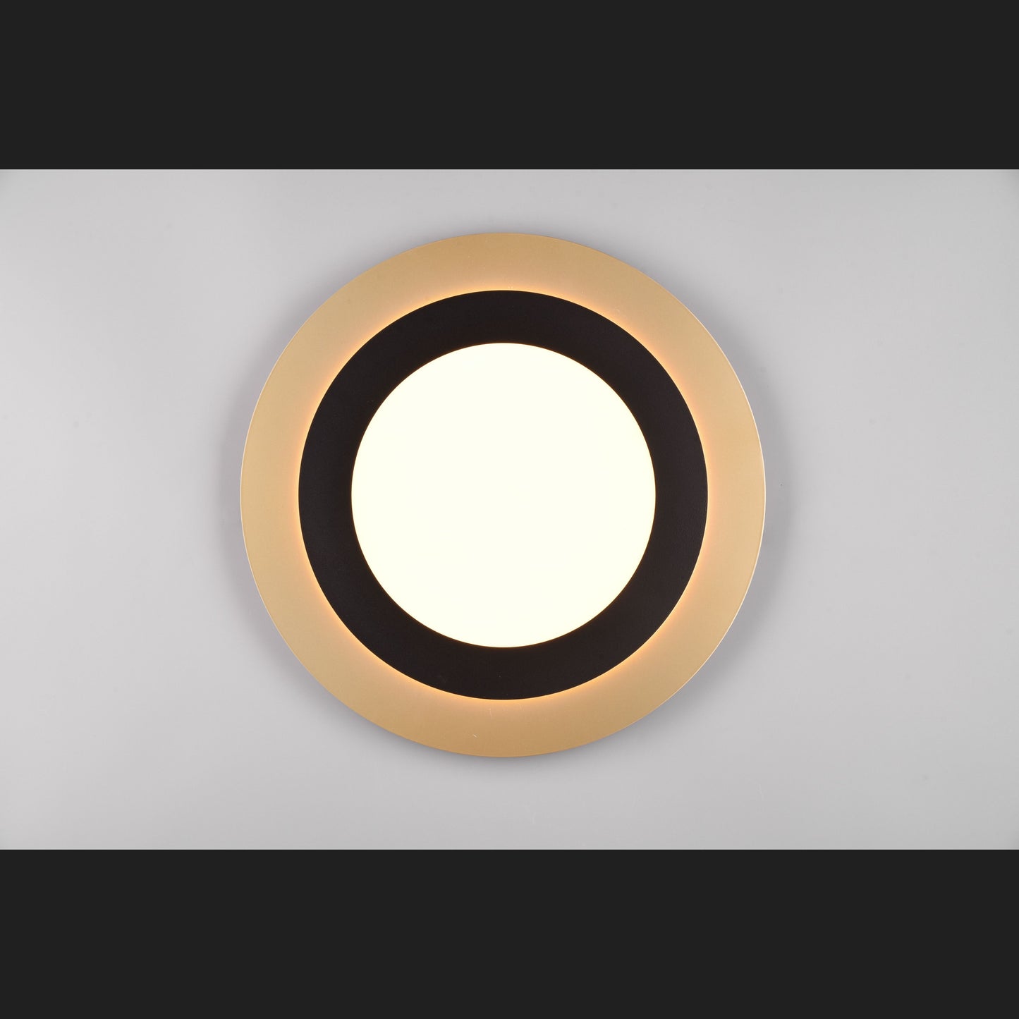 Morgan - Ceiling lamp - Black - Gold - Trio