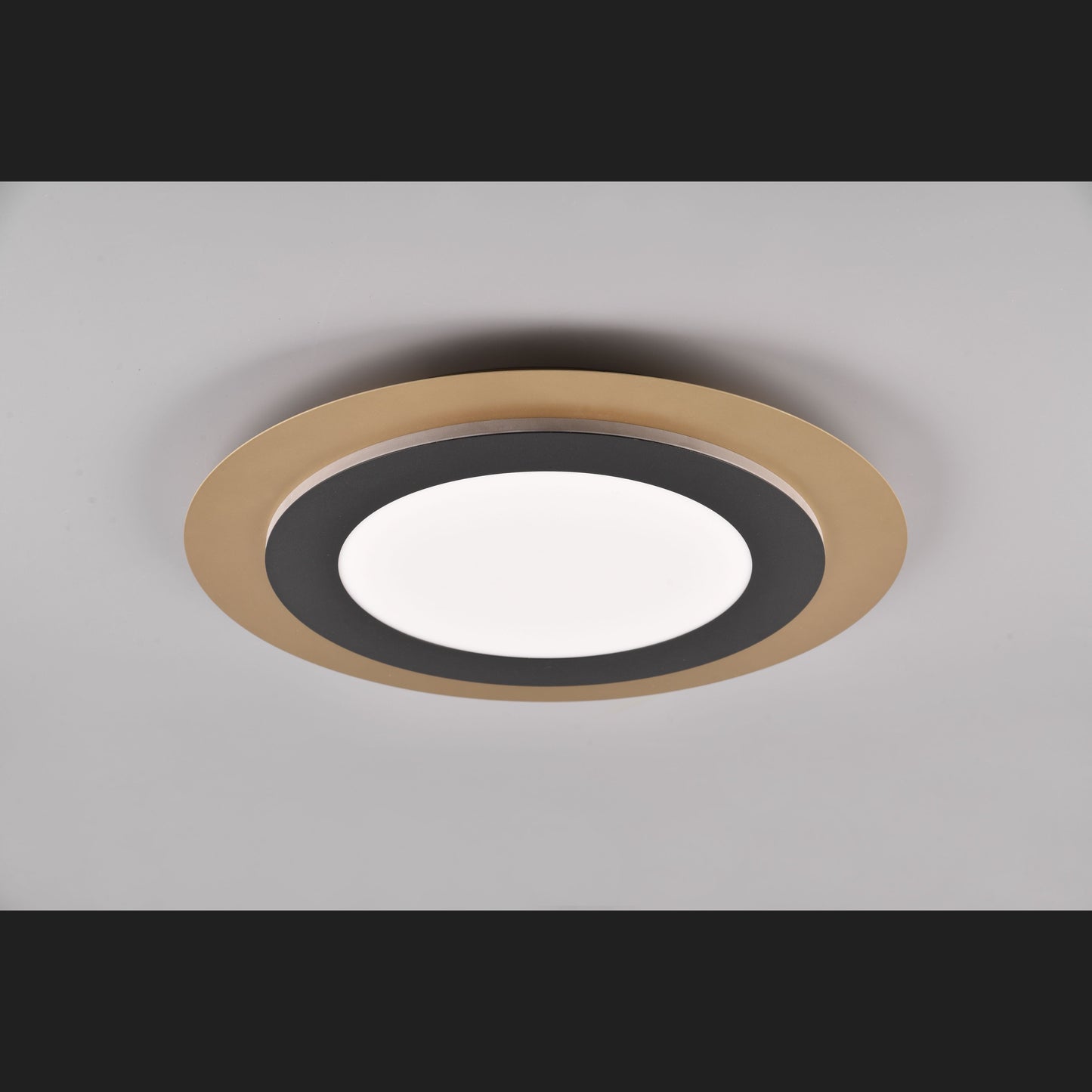 Morgan - Ceiling lamp - Black - Gold - Trio