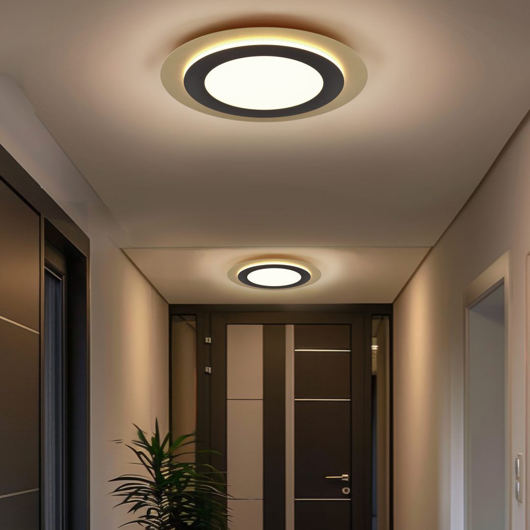 Morgan - Ceiling lamp - Black - Gold - Trio