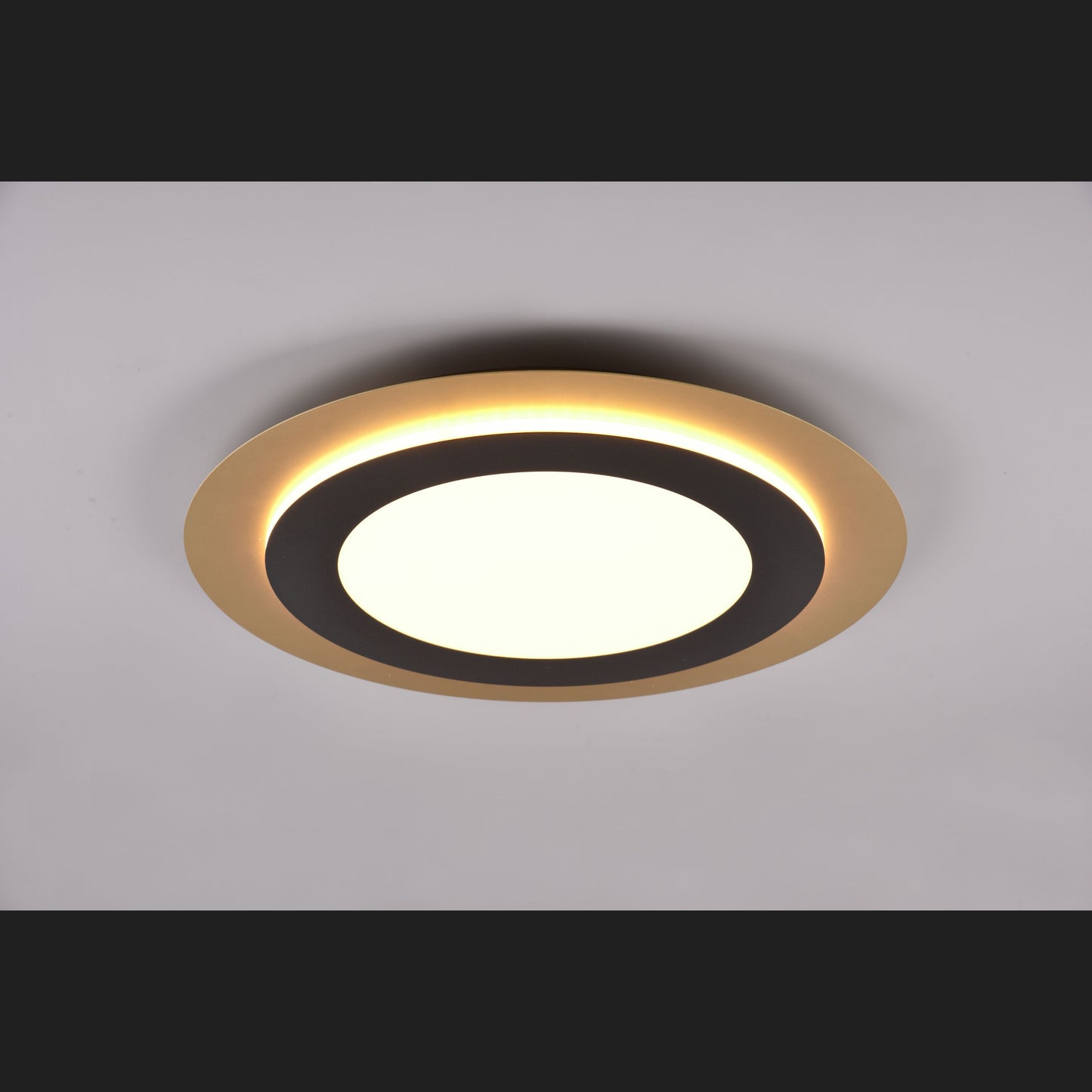 Morgan - Ceiling lamp - Black - Gold - Trio